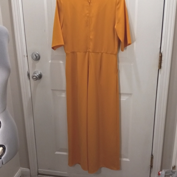 GB Girls Sz 16  Mustard Jumpsuit, Wide legs, & pockets.              LAST CHANCE - Picture 5 of 7